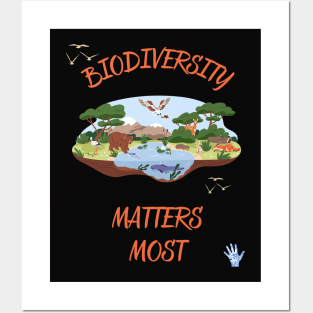 Biodiversity matters most Posters and Art